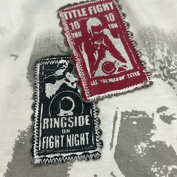 Raw Blue 3D Boxing Gloves Sleeveless Shirt. - Picture 7 of 11